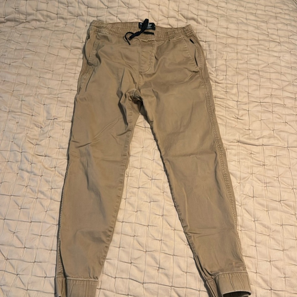 Khaki Joggers | Hollister
